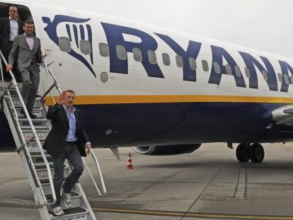 El presidente de Ryanair, Michael O'Leary en Söllingen, Alemania