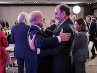 Ignacio Sánchez Galán, presidente de Iberdrola, junto a Luiz Inácio Lula da Silva, presidente de Brasil.