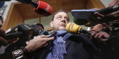 El fiscal Pedro Horrach en los juzgados de Palma.