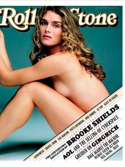 Ya en 1996 Brooke Shields se animó a ser fotografiada sin ninguna prenda encima.