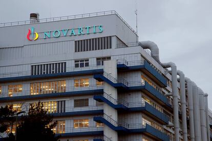 Sede de la farmacéutica Novartis, en Schweizerhalle, cerca de Basel (Suiza).