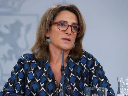 Teresa Ribera, ministra para la Transición Ecológica en funciones.