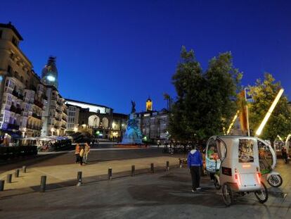 Vista de la Plaza Mayor de Vitoria-Gasteiz.