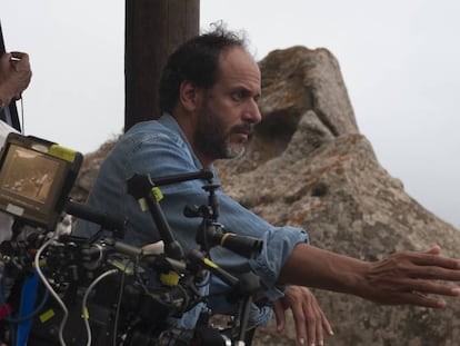 Luca Guadagnino, en el rodaje.