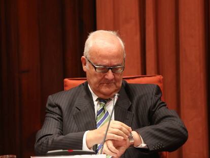 Joan Prat, al Parlament, el 2013.