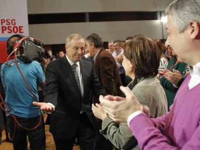 Llegada de Pachi Vázquez al congreso