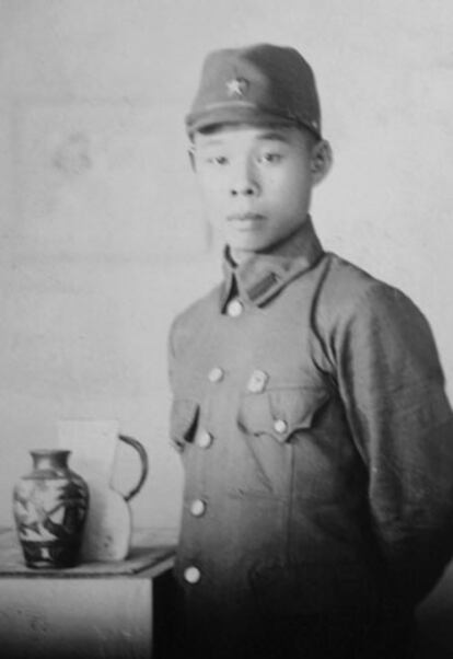 Tsuzuki Nakauchi, durante la guerra.