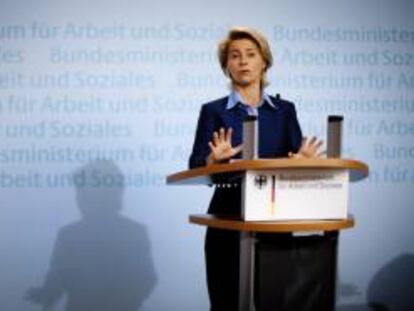 La ministra alemana de Trabajo, Ursula von der Leyen. EFE/Archivo