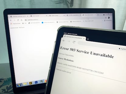 Página do  New York Times sem serviço após uma pane no sistema de distribuição de conteúdo Fastly. Sites voltaram ao normal após uma hora.