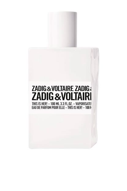 El nuevo perfume de 'Zadig & Voltaire'. El negro, para él. El blanco, para ella (70 euros/50 ml).