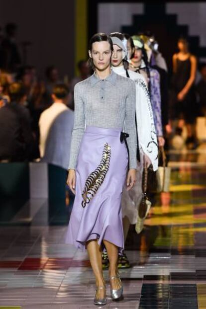Desfile de Prada en Milán el pasado septiembre.