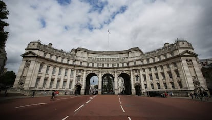 The Admiralty Arch in London.