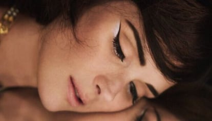 La actriz Winona Ryder en la campa&ntilde;a de Marc Jacobs Beauty. 