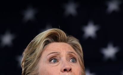 La candidata demócrata Hillary Clinton durante un evento electoral en Dade City, Florida, el 1 de noviembre.