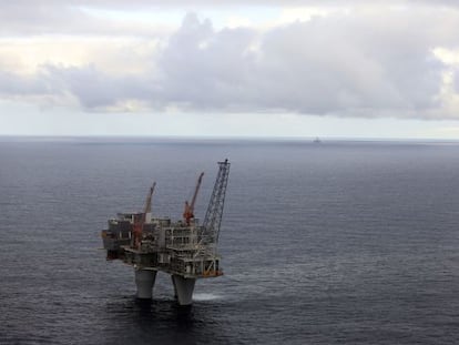 Plataforma de gas de Statoil, en el Mar del Norte. 