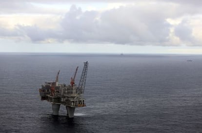 Plataforma de gas de Statoil, en el Mar del Norte. 