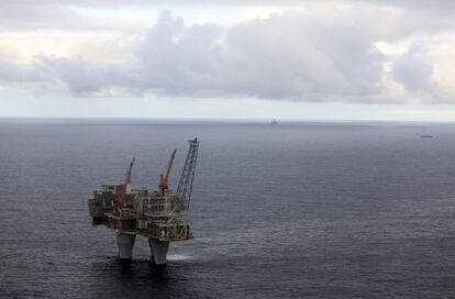 Plataforma de gas de Statoil, en el Mar del Norte.