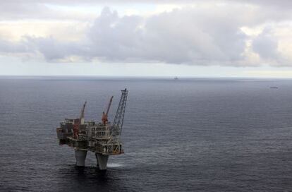 Plataforma de gas de Statoil, en el Mar del Norte. 