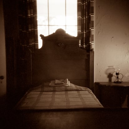 El dormitorio de Flannery O'Connor.