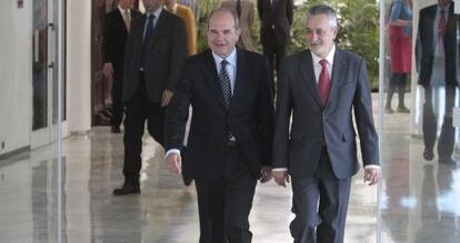 José Antonio Griñán y Manuel Chaves.
