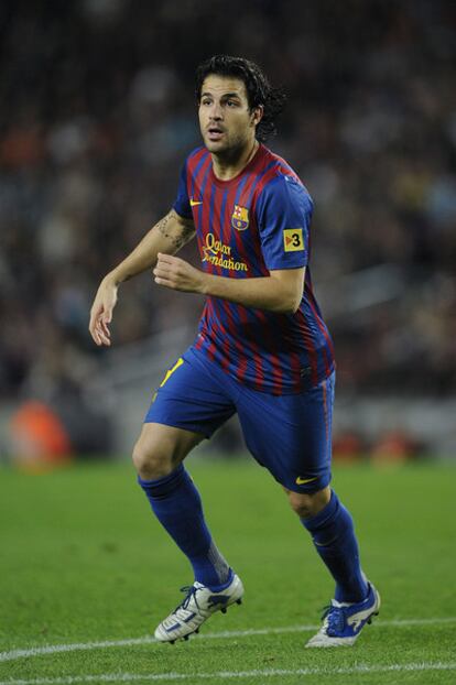 El futbolista del Barcelona Cesc.