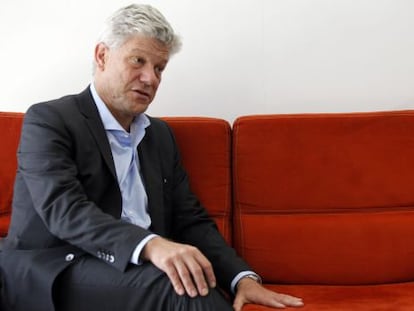 Fabrizio Hochschild durante una entrevista en Colombia.