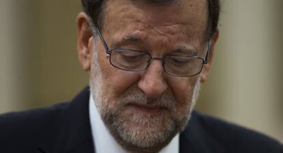 Mariano Rajoy en la sesión del Congreso.