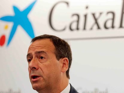 El consejero delegado de CaixaBank, Gonzalo Gortázar.