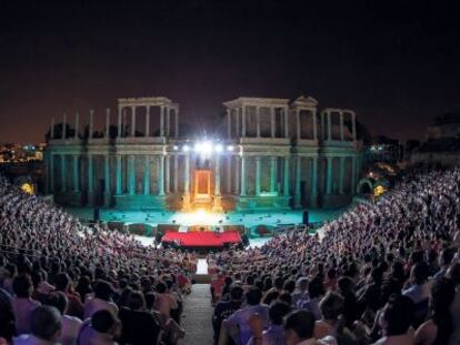 El fabuloso espacio teatral en M&eacute;rida, con capacidad para 3.000 espectadores.