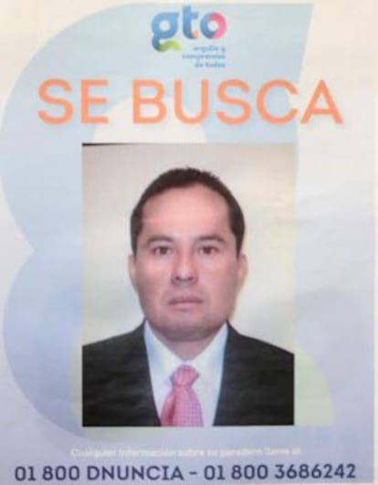 Imagen de Nicasio Aguirre Guerrero, director de policía en Silao, difundida pro la Procuraduría de Justicia de Guanajuato.