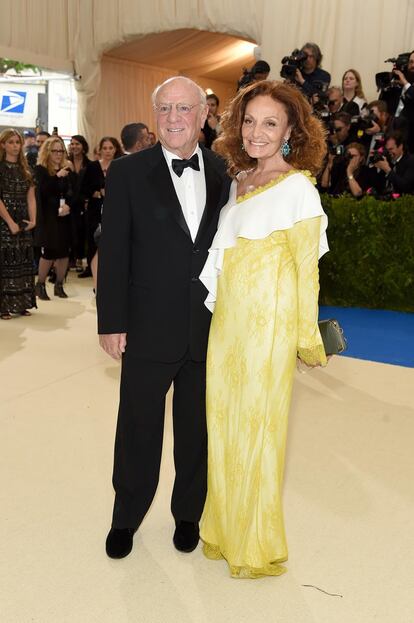 Barry Diller y Diane von Furstenber.