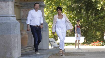 Arnaldo Otegi presenta a Mahialen Iriarte como segunda candidata Lehendakari.