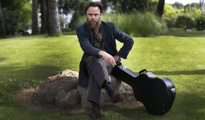 El músico Rodrigo Amarante, retratado en Madrid.