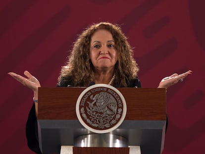 Sanjuana Martínez, directora de la agencia de noticias del Estado Notimex
