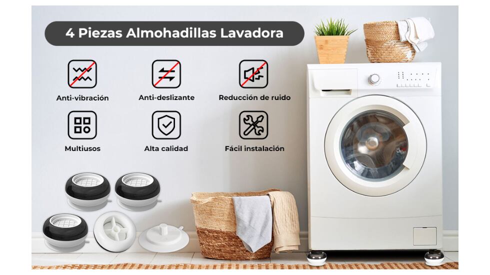 El paquete incluye 4 piezas.