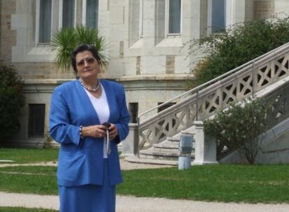 María del Rosario Heras, en la Universidad Internacional Menéndez Pelayo (Santander)