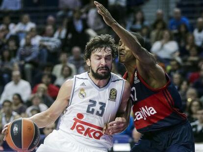 Llull, en un partido contra el Bayern el pasado día 5.