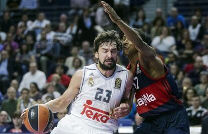 Llull, en un partido contra el Bayern el pasado día 5.