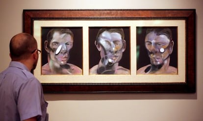 &#039;Tres estudios para un retrato de Peter Beard&#039; de Francis Bacon (1975)