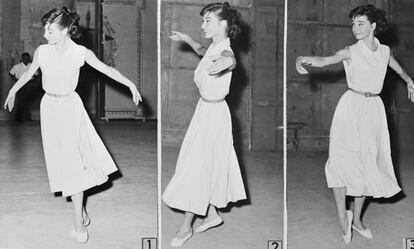 Sequence of Audrey Hepburn Dancing the Gavotte