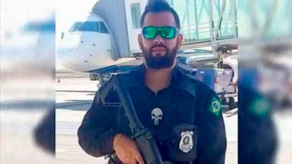 El policía bolsonarista Jorge José da Rocha Guaranho, en una fotografía compartida en redes sociales.