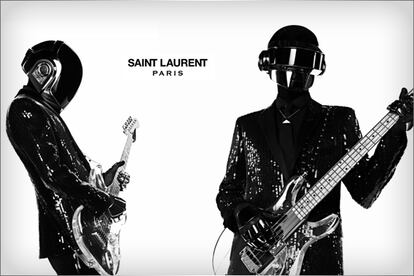 Campaña de Saint Laurent. Aquí, Thomas Bangalter.
