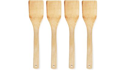 Set de espátulas de madera para la cocina, resistentes y livianas