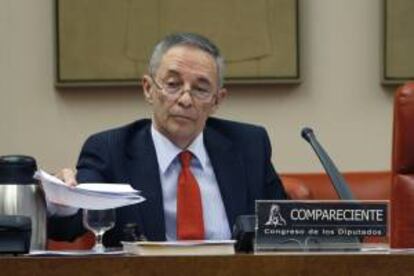 El presidente de la Comisión Nacional del Mercado de Valores, Julio Segura, durante una comparecencia. EFE/Archivo