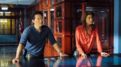 Grace Park y Daniel Dae-Kim.