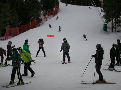 L'estació d'esquí de la Masella situada al vessant de la Tosa d'Alp (Cerdanya).