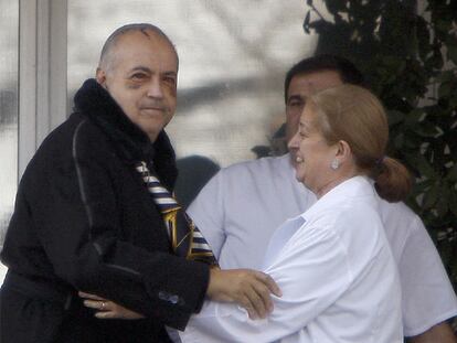 José Luis Moreno, a su salida de la clínica Ruber Internacional el pasado 26 de diciembre.