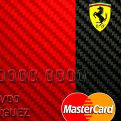 Tarjeta Ferrari de Santander