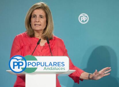 La ministra de Empleo y Seguridad Social, F&aacute;tima B&aacute;&ntilde;ez