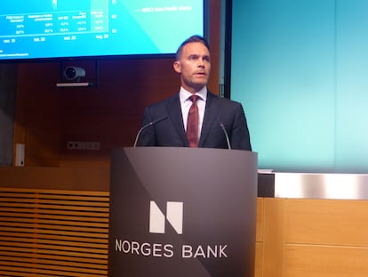 El número dos del fondo noruego de las pensiones, Trond Grande.